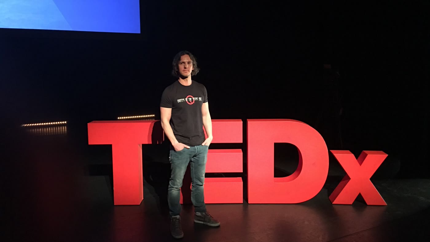 Ferry op het TEDx-podium